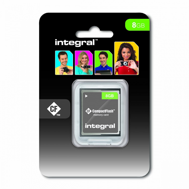 Integral CF (Compact Flash) Geheugenkaart 8 GB