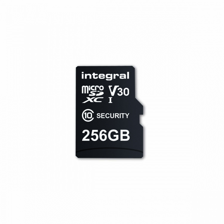 Integral 256 GB beveiligingscamera microSD-kaart voor dashcams, home cams, CCTV, bodycams en drones