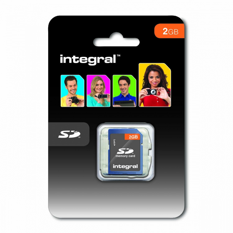 Integral SD (Secure Digitaal) Geheugenkaart 4 2 GB Integral SD (Secure Digitaal) Geheugenkaart 4 2 GB