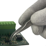 Piergiacomi Pincet met zeer fijne gebogen uiteinden voor gemakkelijk grijpen in krappe ruimtes