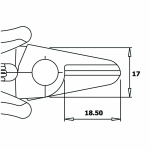 Piergiacomi Gemakkelijk te hanteren schaar
