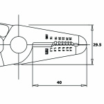 Piergiacomi Schaar, draadstripper, tang in één gereedschap