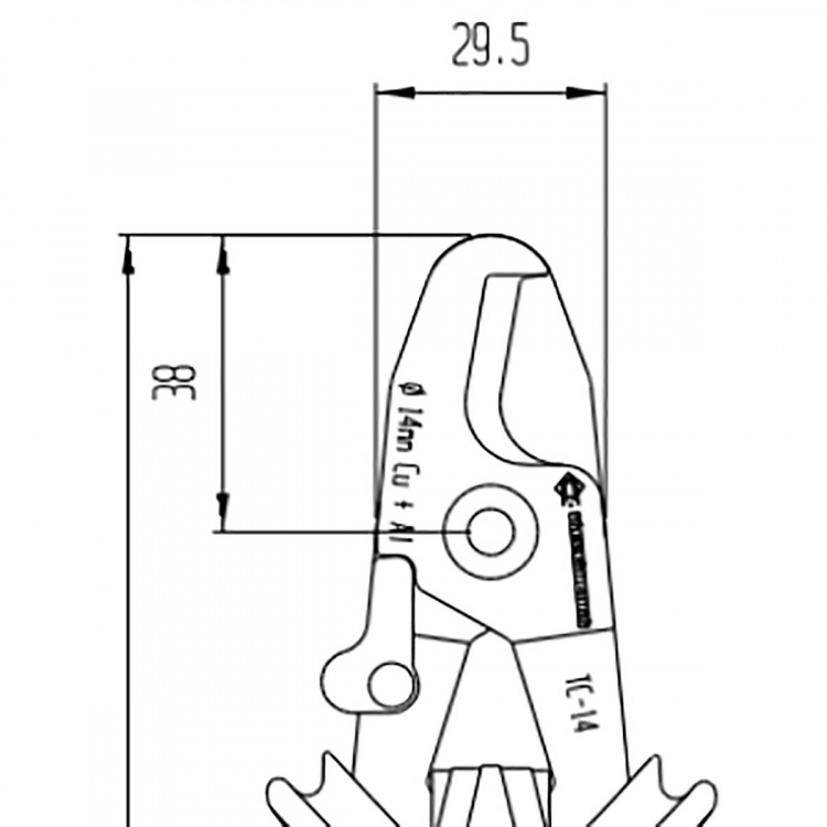 Piergiacomi Handmatige kabelsnijder