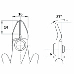 Piergiacomi Zeer sterke vlaksnijder voor het maken van sieraden en het snijden van rubberen afdichtingen