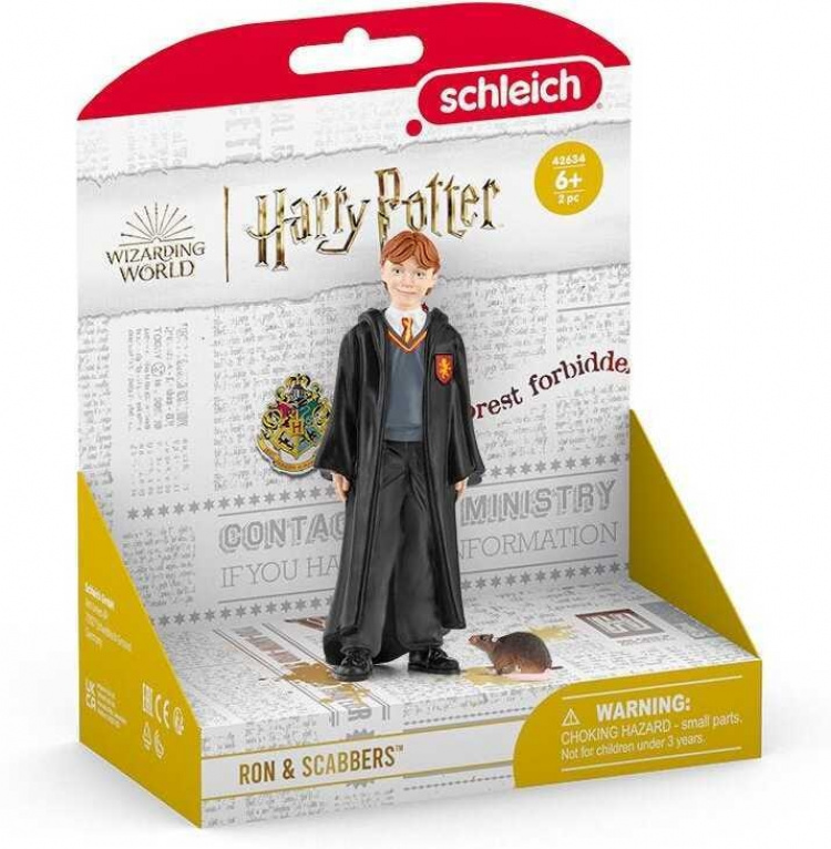 Schleich Harry Potter 42634 - Ron Weasley & Scabbers