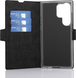 Wave BookCase skyddsfodral, Samsung Galaxy S23 Ultra, svart