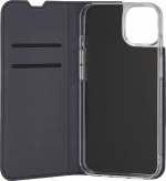 FoneKit BookCase skyddsfodral, iPhone 15, svart FoneKit BookCase skyddsfodral, iPhone 15, svart