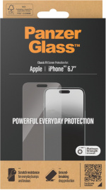 PanzerGlass Skärmskydd, iPhone 15 Plus