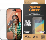 PanzerGlass Ultrabred passform med Aligner -skyddsglas, iPhone 15 Pro Max. PanzerGlass Ultrabred passform med Aligner -skyddsglas, iPhone 15 Pro Max.