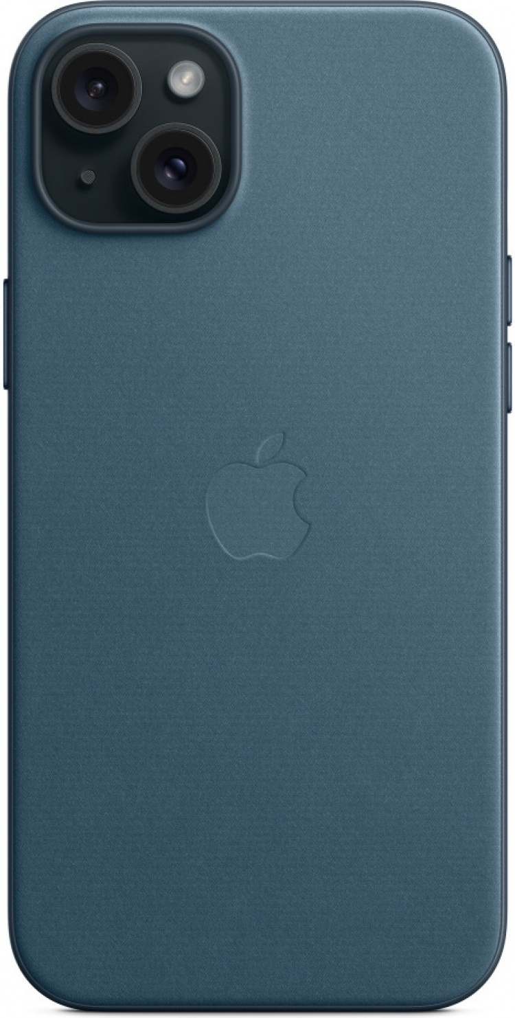 Apple iPhone 15 Plus FineWoven hoesje met MagSafe, paarsblauw