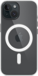 Apple iPhone 15 genomskinligt fodral med MagSafe, transparent