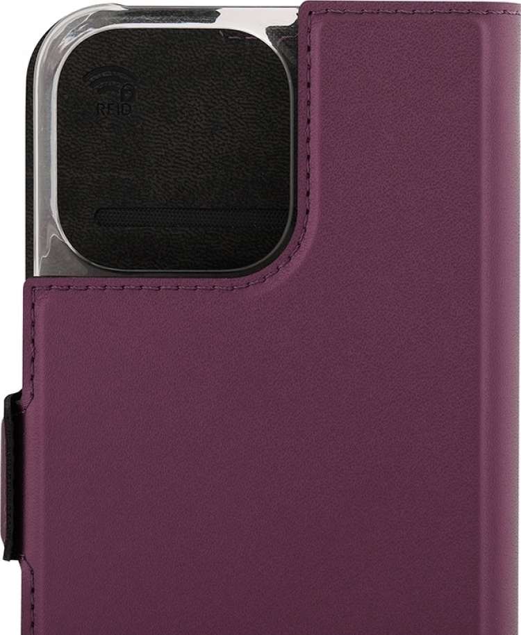 Wave BookCase -skyddshölje, MagSafe-kompatibel, iPhone 15 Pro Max, rökig sangria Wave BookCase -skyddshölje, MagSafe-kompatibel, iPhone 15 Pro Max, rökig sangria