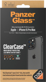 PanzerGlass ClearCase med D3O -skyddsfodral, iPhone 15 Pro Max