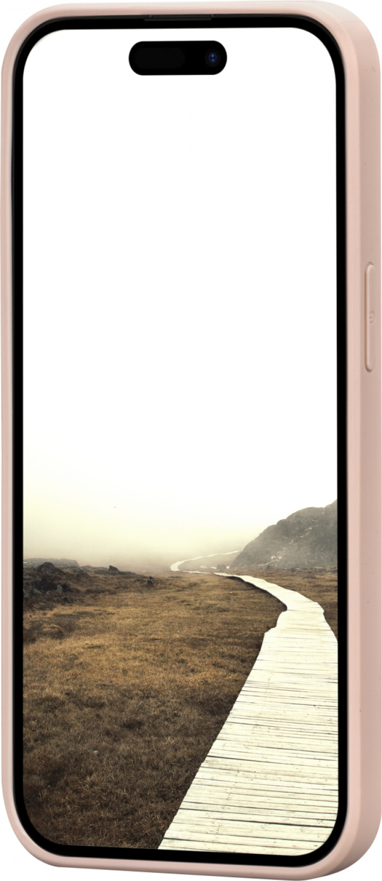 Dbramante1928 Greenland -skydd, iPhone 15 Plus, rosa.