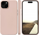 Dbramante1928 Greenland -skydd, iPhone 15 Plus, rosa.