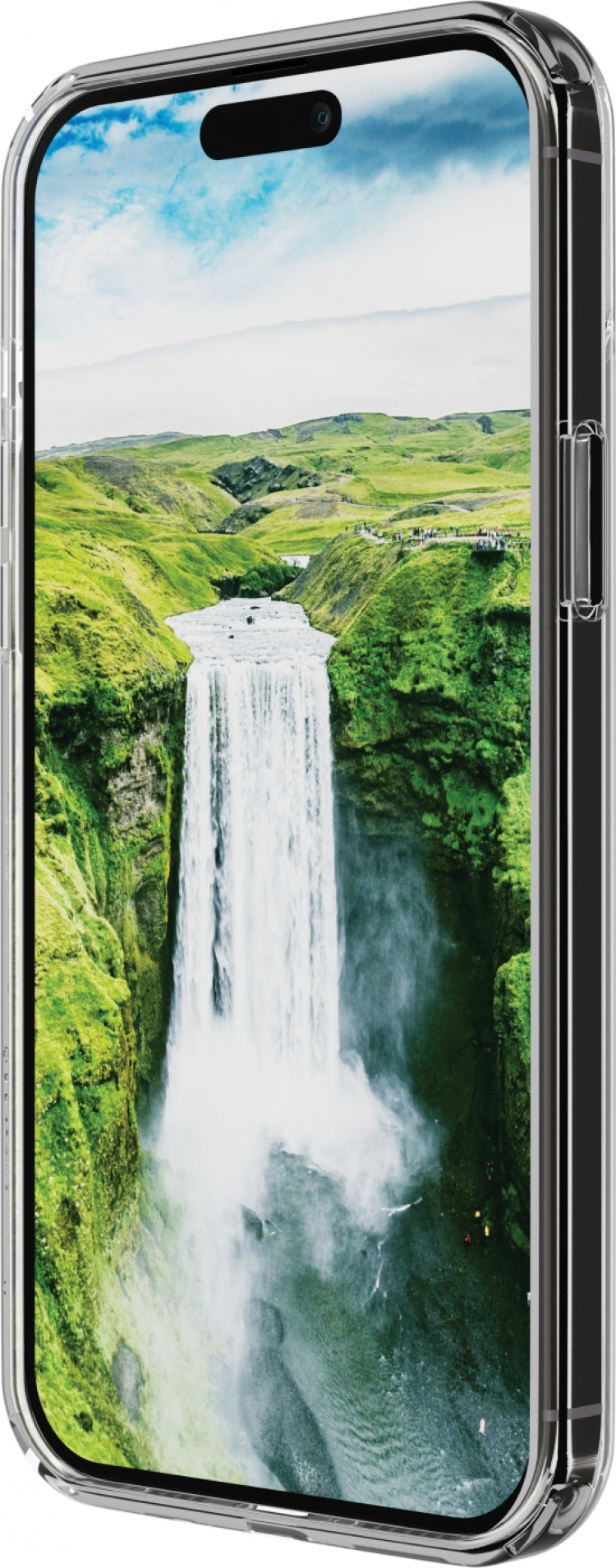 dbramante Iceland Ultra D3O MagSafe-skyddsfodral, iPhone 15, transparent dbramante Iceland Ultra D3O MagSafe-skyddsfodral, iPhone 15, transparent