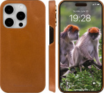 Dbramante1928 Lynge, plånbok och skyddsfodral, iPhone 15 Pro Max, brun