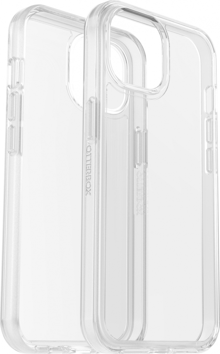  Otterbox Symmetry Clear -skyddsfodral, iPhone 15 / 14 / 13, genomskinligt