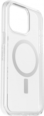 Otterbox Symmetry Clear för MagSafe -skyddsskal, iPhone 15 Pro Max, genomskinligt
