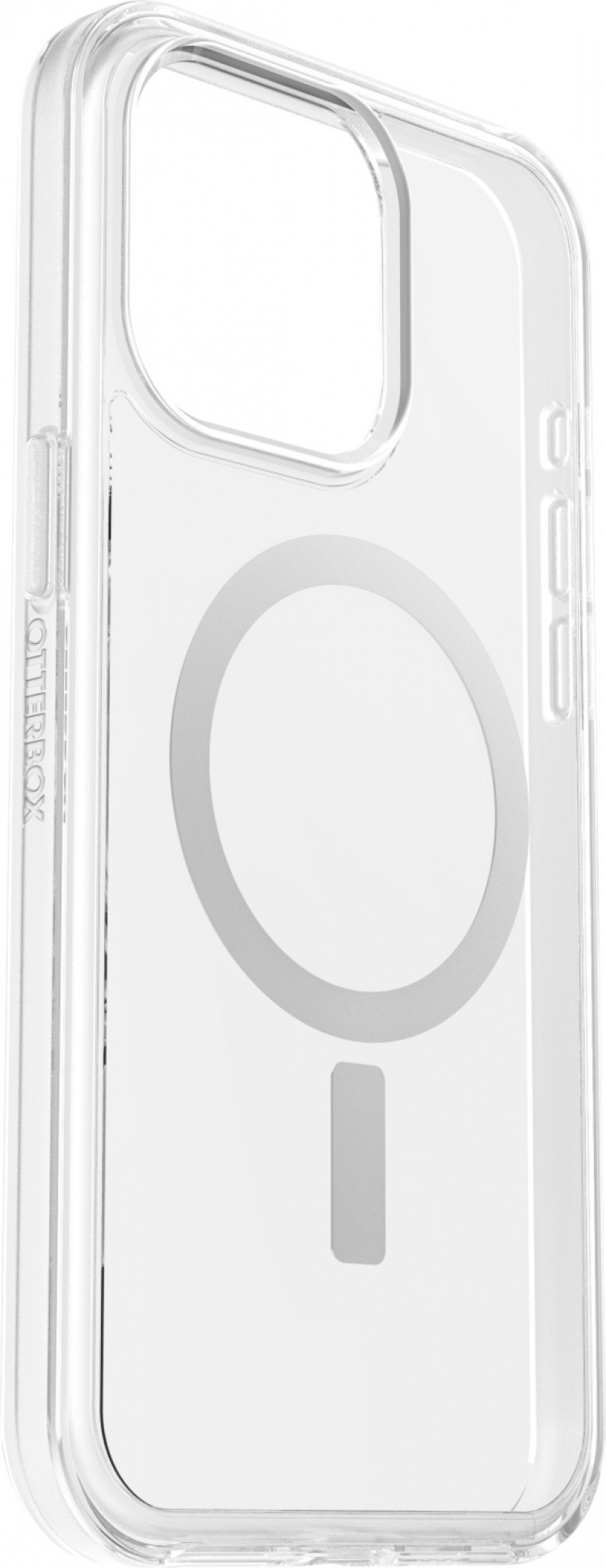 Otterbox Symmetry Clear för MagSafe -skyddsskal, iPhone 15 Pro Max, genomskinligt