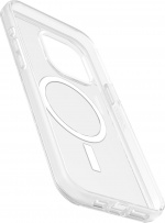 Otterbox Symmetry Clear för MagSafe -skyddsskal, iPhone 15 Pro Max, genomskinligt