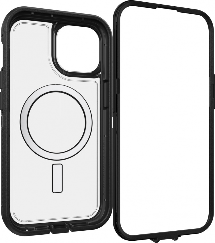 Otterbox Defender XT skyddsfodral, iPhone 15 / 14 / 13, svart / klar