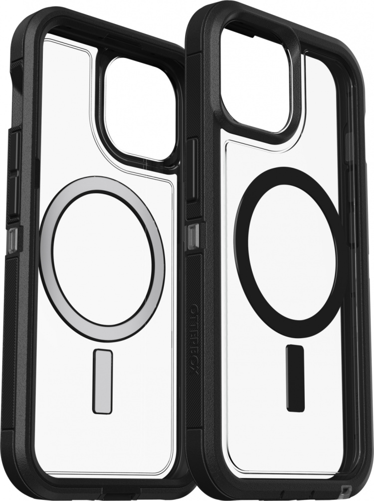 Otterbox Defender XT skyddsfodral, iPhone 15 / 14 / 13, svart / klar