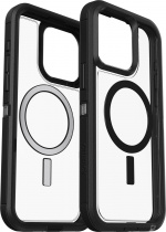 Otterbox Defender XT-skyddsfodral, iPhone 15 Pro Max, svart / transparent.