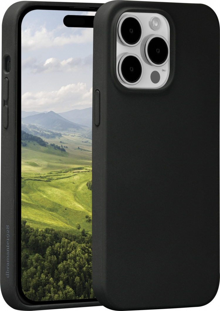 Dbramante1928 Monaco skyddsfodral, iPhone 15 Pro Max, nattsvart