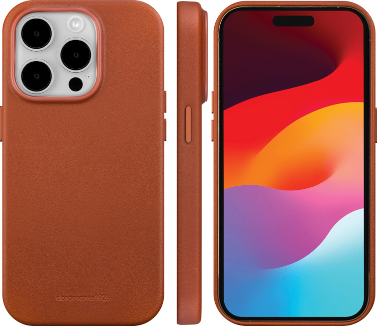 Dbramante1928 Roskilde MagSafe skyddsfodral, iPhone 15 Pro Max, brun