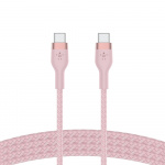 Belkin BOOST CHARGE USB-C to USB-C 2.0 Braided Silicon, 2m, Pink