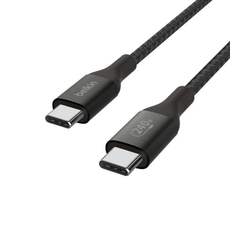 Belkin BOOST CHARGE 240W USB-C to USB-C Cable, 1m, Black