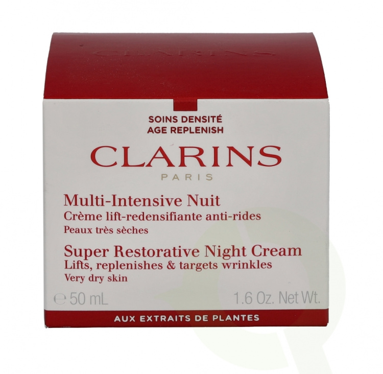 Clarins Super Restorative Night Cream 50 ml Very Dry Skin