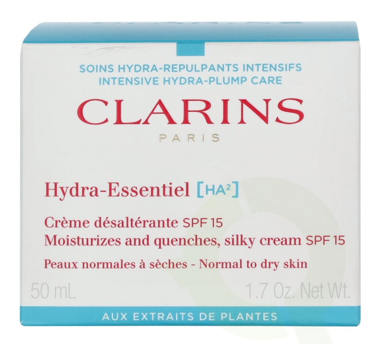 Clarins Hydra-Essentiel Silky Cream SPF15 50 ml Normal To Dry Skin