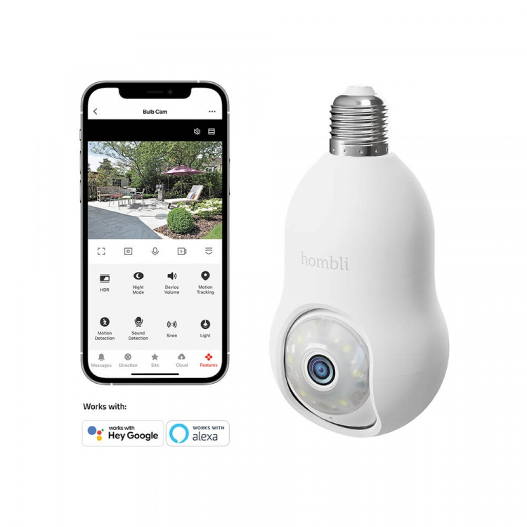 Hombli Smart Bulb Cam White