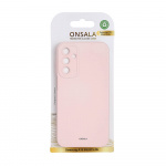 Onsala Mobilskal med Silikonkänsla Chalk Pink - Samsung A15 5G/A15 4G