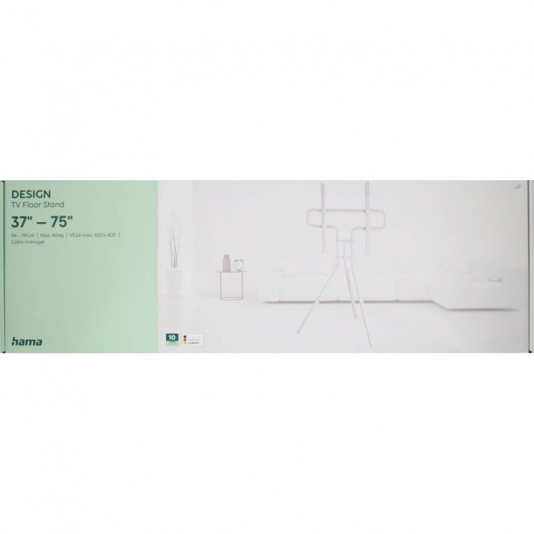Hama TV-golvstativ upp till 75 Hama TV-golvstativ upp till 75