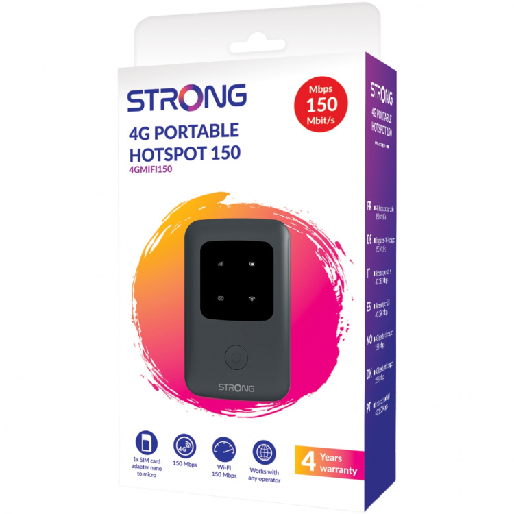 Strong 4G MiFi Hotspot WiFi 150 Mbit/s Strong 4G MiFi Hotspot WiFi 150 Mbit/s