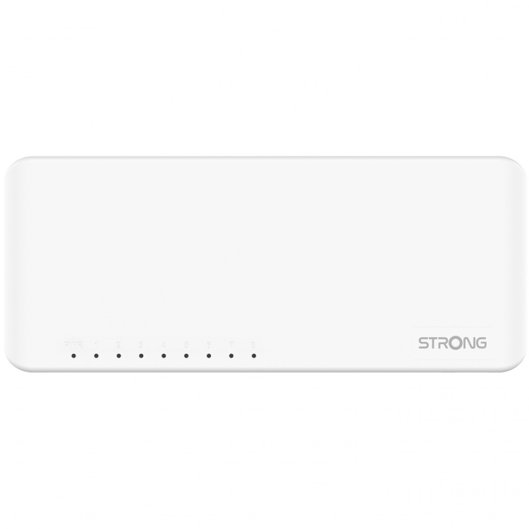 Strong 8-port Gigabitswitch Vit Strong 8-port Gigabitswitch Vit