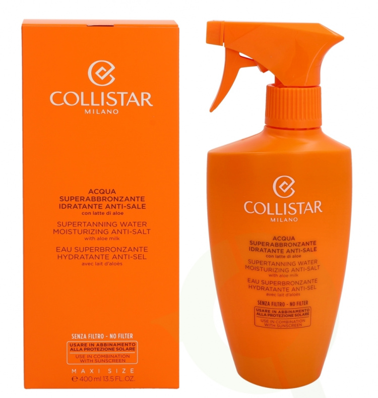 Collistar Supertanning Water With Aloe Milk 400 ml For Hair Face And Body