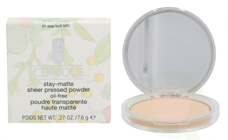 Clinique Stay-Matte Sheer Pressed Powder 7.6 gr #01 Stay Buff (VF)