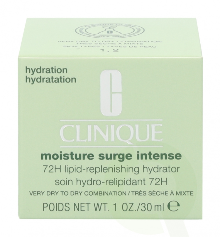 Clinique Moisture Surge Intense 72H Lipid-Replenishing Hydr. 30 ml Very Dry To Dry Combination