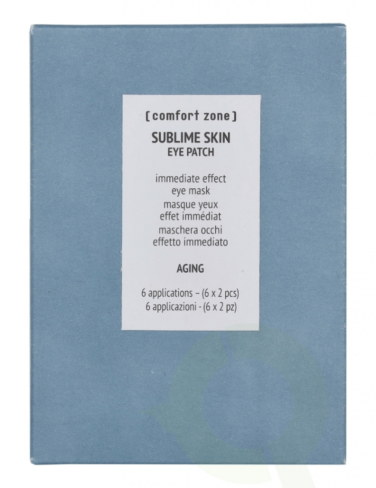 Comfort Zone Sublime Skin Eye Patch 6 Piece 6 Pcs