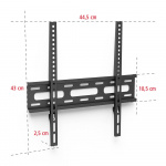 Hama TV Wall Bracket Fixed VESA up to 400x400 75 Hama TV Wall Bracket Fixed VESA up to 400x400 75