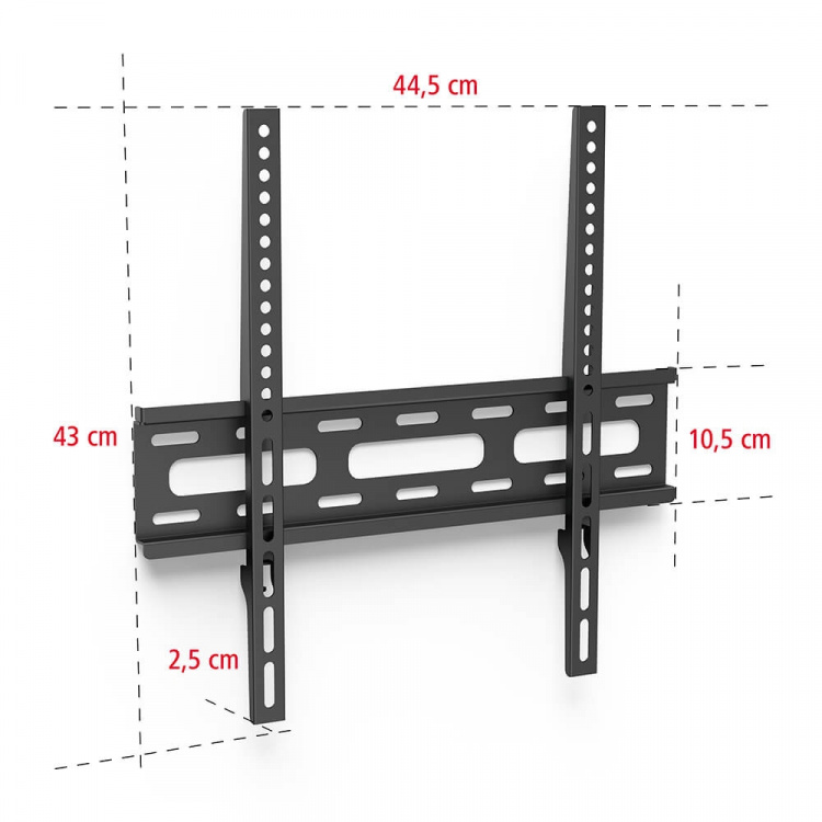 Hama TV Wall Bracket Fixed VESA up to 400x400 75 Hama TV Wall Bracket Fixed VESA up to 400x400 75