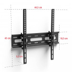 Hama TV Wall Bracket Tilt VESA up to 400x400 75