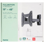 Hama TV Wall Bracket Full Motion VESA up to 200x200 48 Hama TV Wall Bracket Full Motion VESA up to 200x200 48