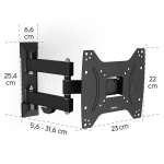 Hama TV Wall Bracket Full Motion VESA up to 200x200 48