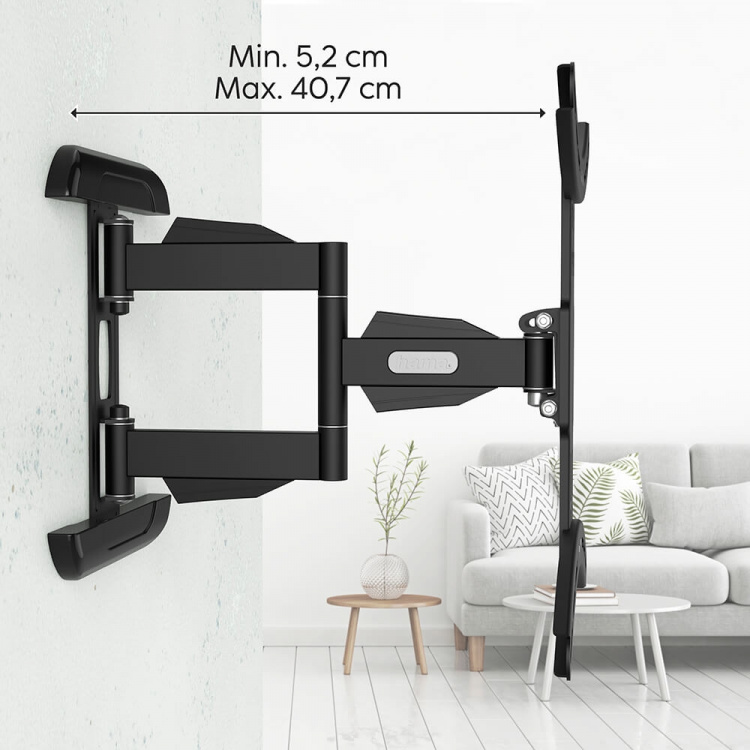 Hama TV Wall Bracket Full Motion VESA up to 400x400 65