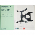 Hama TV Wall Bracket Full Motion VESA up to 400x400 65